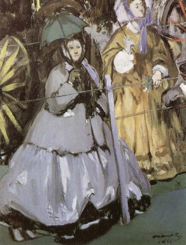 At Longchamp Racecourse, Edouard Manet